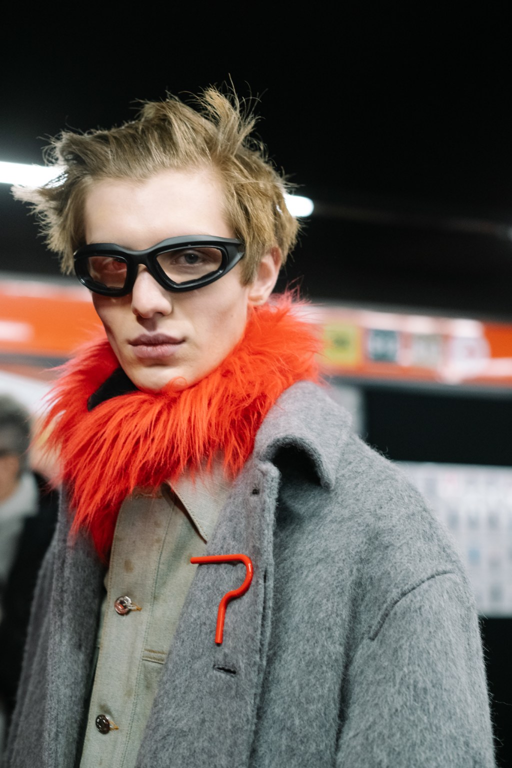 MSGM Men's Fall 2024 Show Brought the Fashion Crowd to the Milan Metro